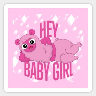 Hey Baby Girl - Wammawink Sticker